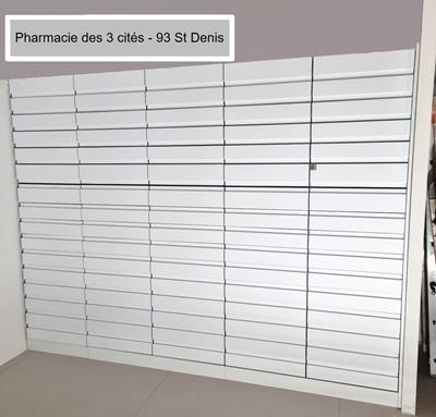 five new herger columns for pharmacie des 3 cites in saint denis