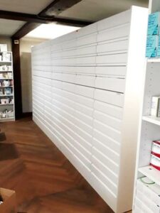 Seven New Drawer Columns for a Pharmacy Loustenau in Montbazon