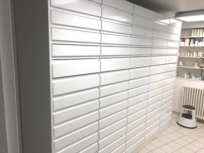 five new drawer columns for pharmacie riviere in ayron